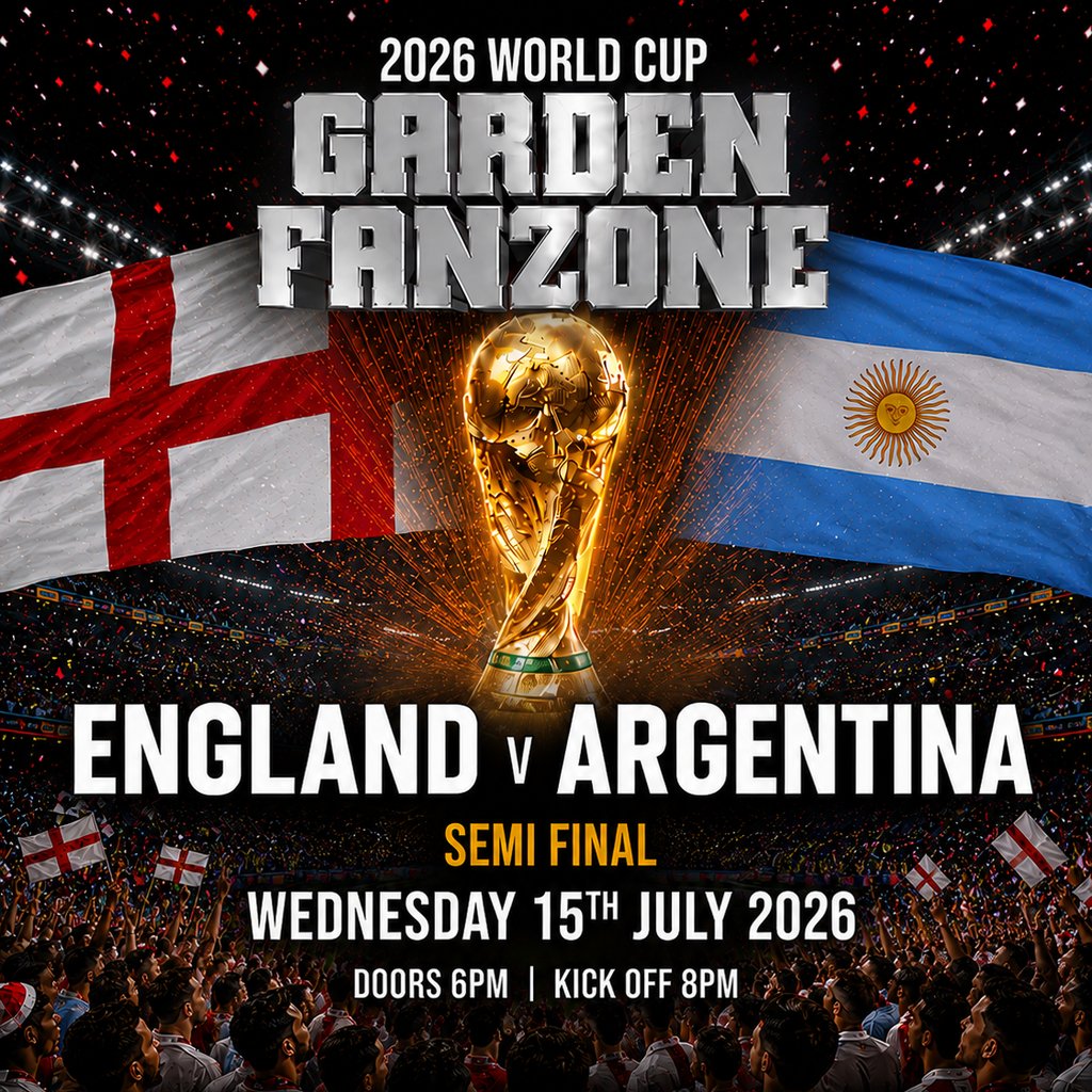 England v Argentina - World Cup Semi Final Live - Garden Fanzone