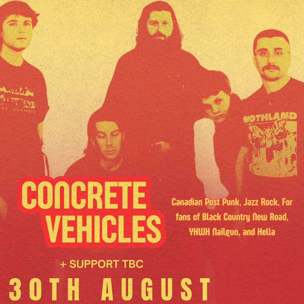 Concrete Vehicles — gig artwork