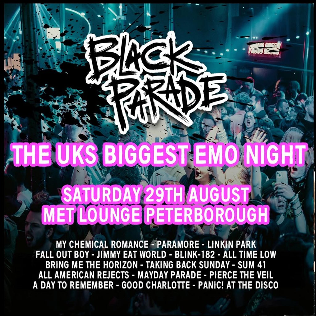 The Black Parade - Bank Holiday Ball-Emo Anthems all night long! Image
