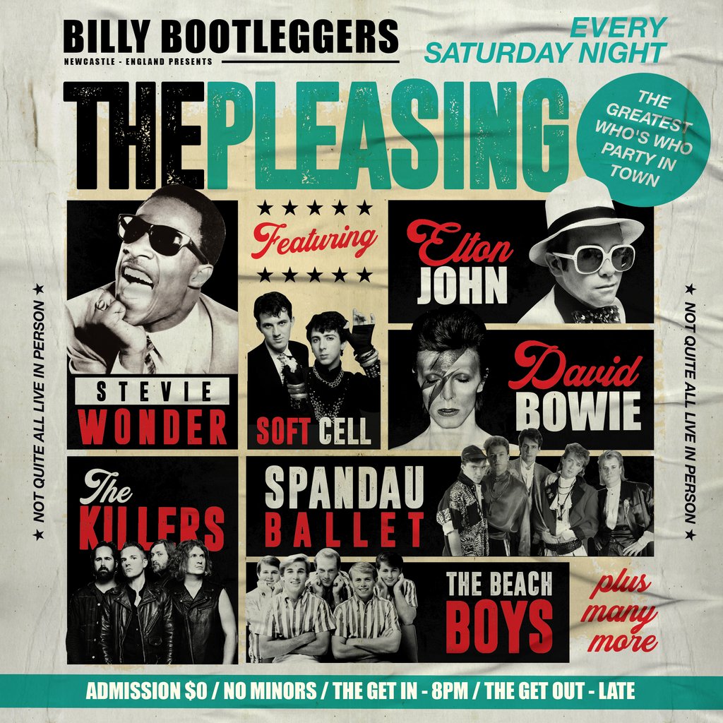 The Pleasing – EVERY SATURDAY @ BILLY’S