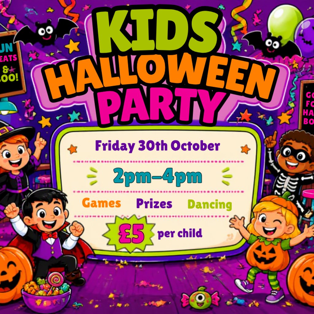 Kids Halloween Party at The Tarbet, Edinburgh