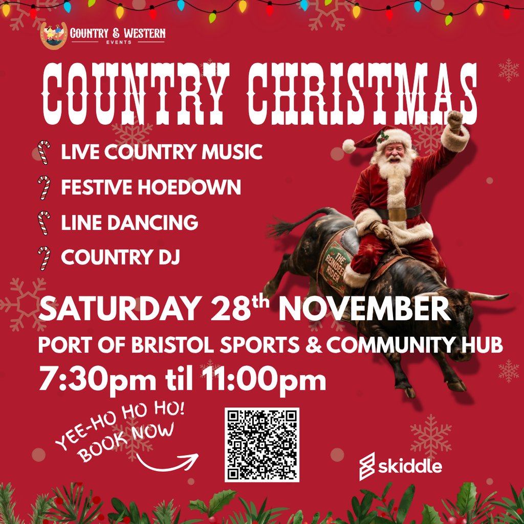 Bristol Xmas Hoedown at Port Of Bristol Sports And Community Hub, Shirehampton Bristol