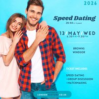 Speed Dating 26-44 (Windsor) at Browns Windsor
