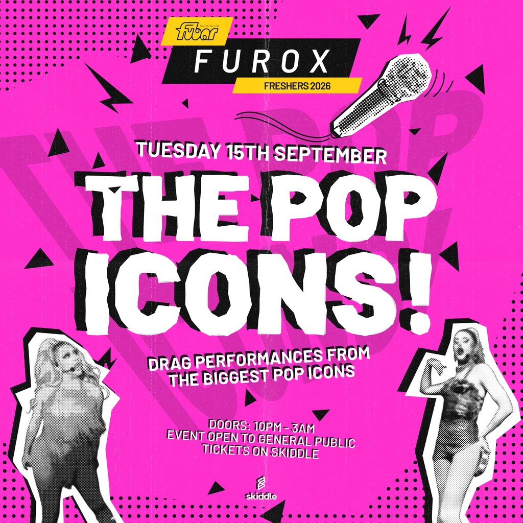 FRESHERS 2026 | The Pop Icons at Fubar, Stirling