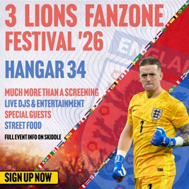 3 Lions Fanzone Festival: England vs Ghana
