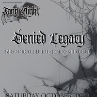 Fang Night: Denied Legacy, Bloodroot, Lurid, Crxssed Out at LTB SHOWROOMS PRIORY VISITOR CENTRE COVENTRY CV1 5EX