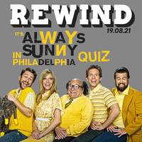 Rewind It's Always Sunny in Philadelphia Quiz at Play Brew Taproom