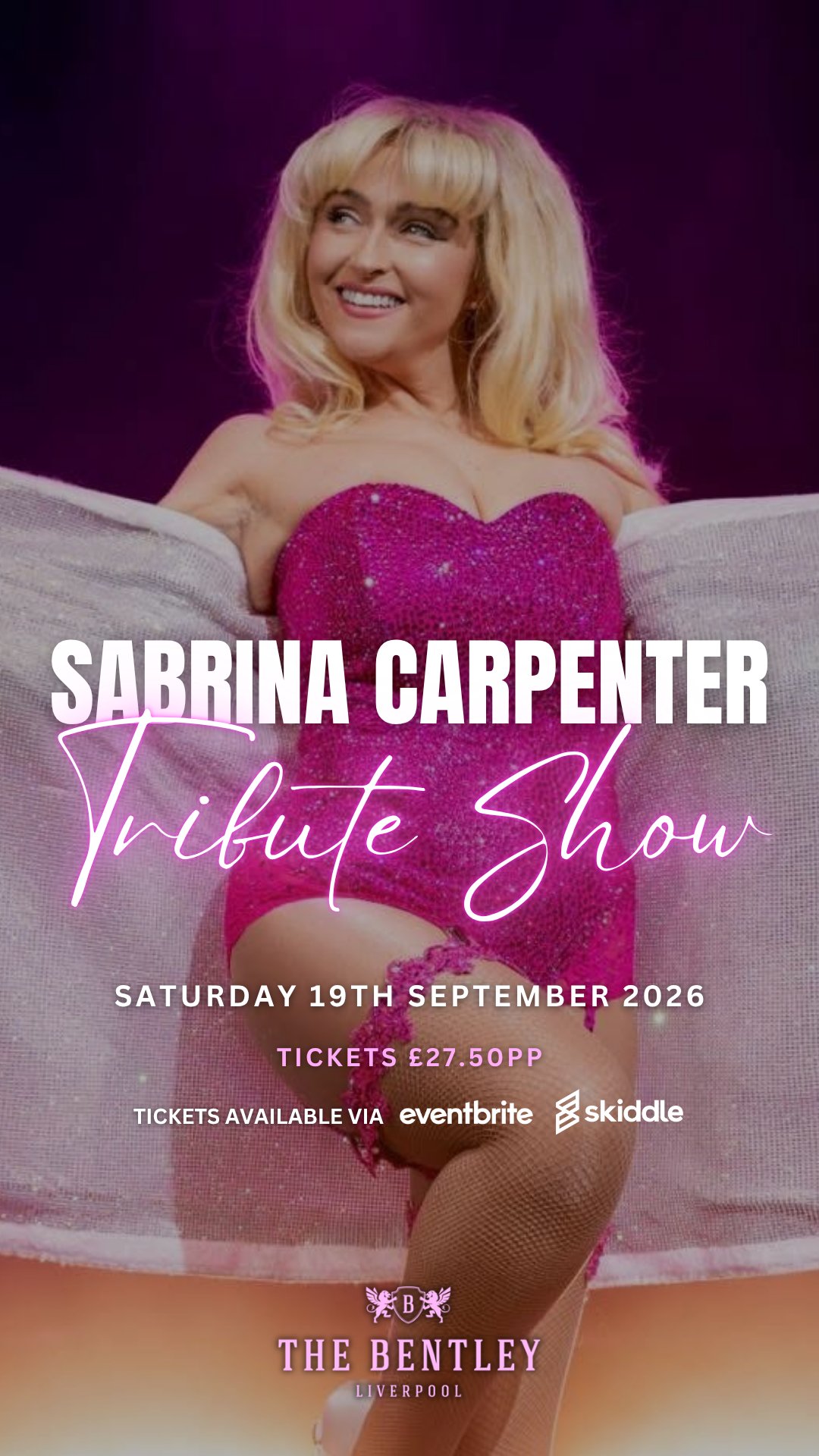 Sabrina carpenter サイン入り2019年来日コンサート Tickets: Sabrina Carpenter Tribute Show | The Bentley Liverpool