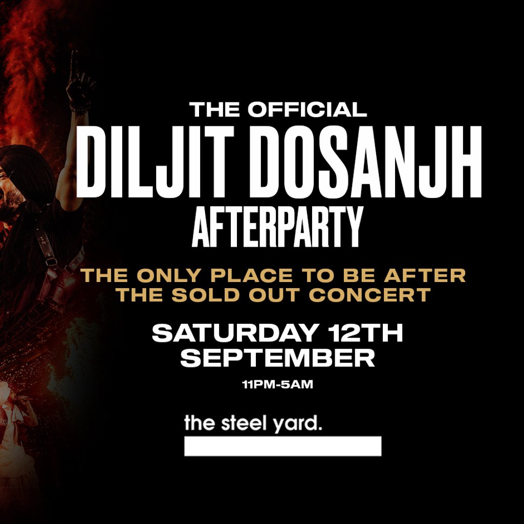 The Official Diljit Dosanjh London Concert After Party