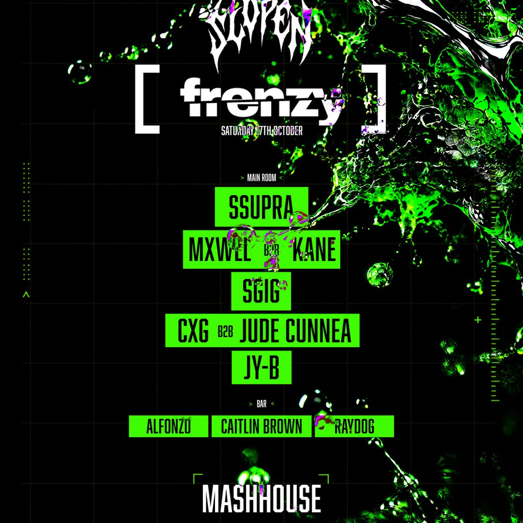 FRENZY X SLOPEN October Party