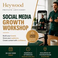 Social Media Workshop - 24th July Guildford at Soulspace