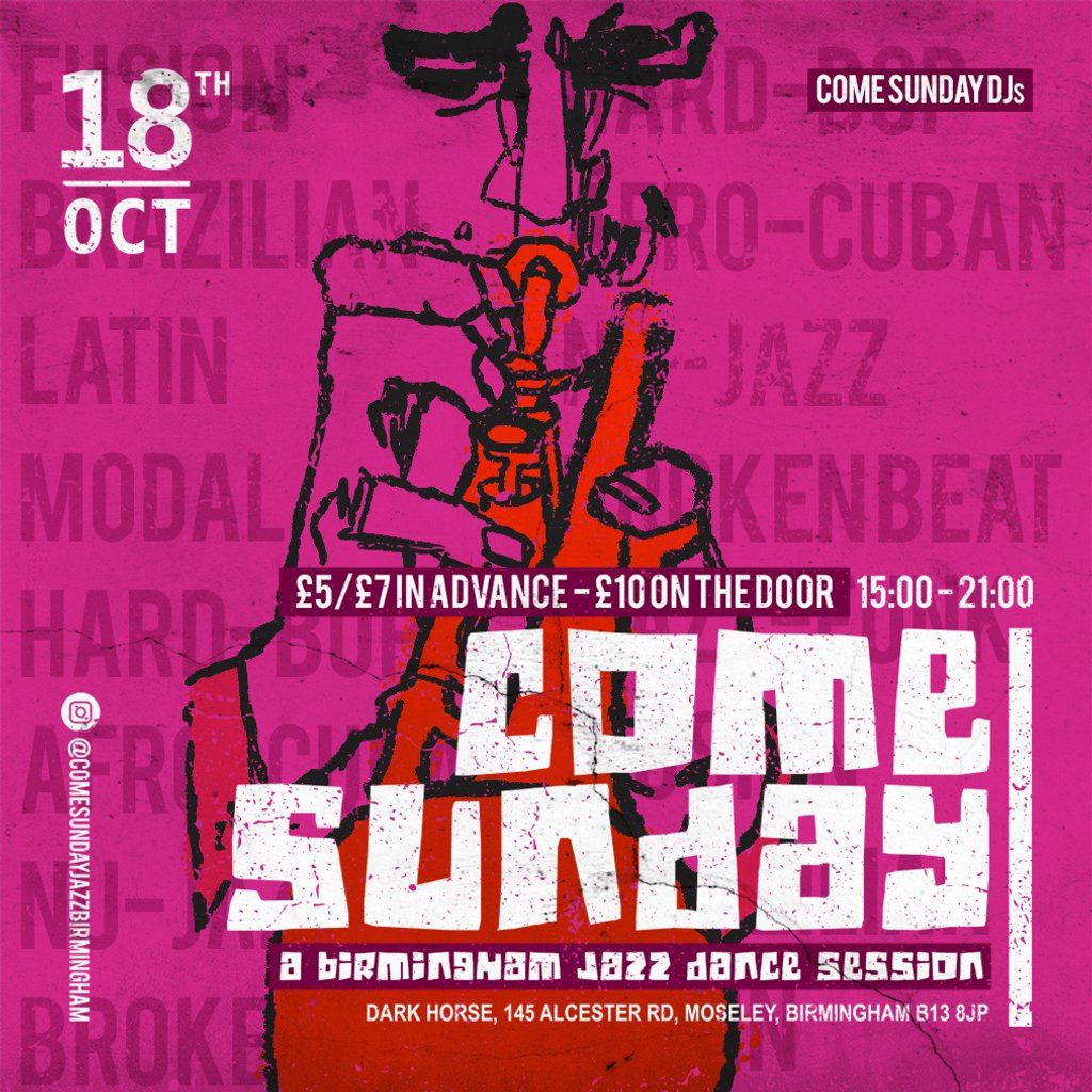 Come Sunday at The Dark Horse Moseley, Birmingham