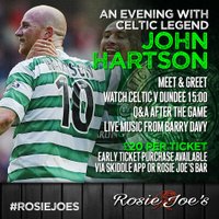 John Hartson Q&A at Rosie Joe's