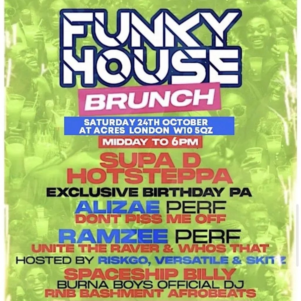 Funky house brunch