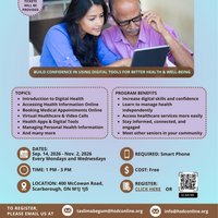 FREE Digital Health Workshop Series for Seniors 50+ at Heritage Skills Development Centre