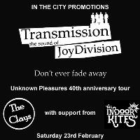 Transmission the sound of Joy Division at The Exchange