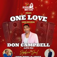 Reggae Matters presents One Love - Lovers Rock Special