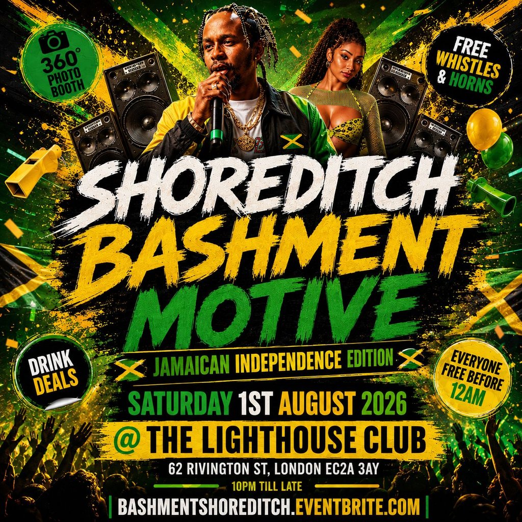 Shoreditch Bashment Motive - Jamaican Independence Edition