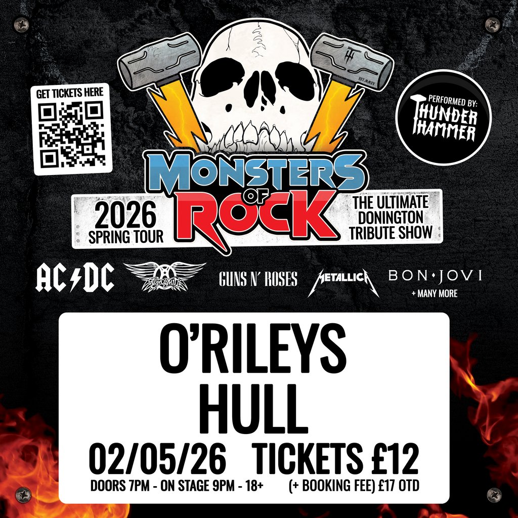 Thunder Hammer presents Monsters of Rock Live | ORILEYS LIVE MUSIC
