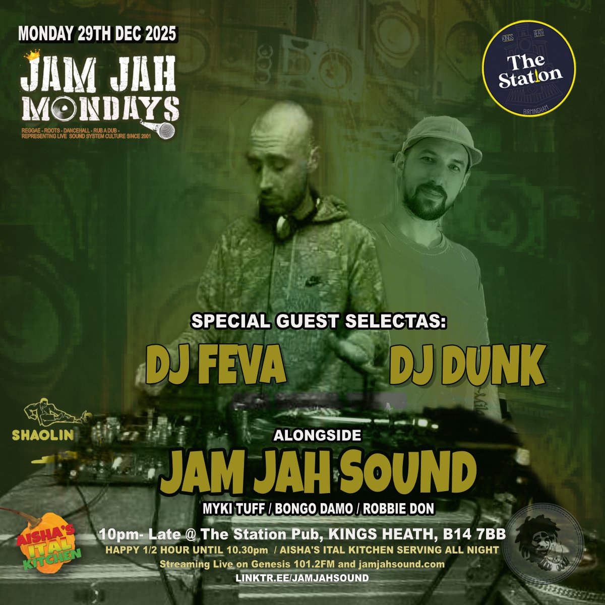 Jam Jah Mondays 2025 Finale ft Feva and DJ Dunk | The Station Pub