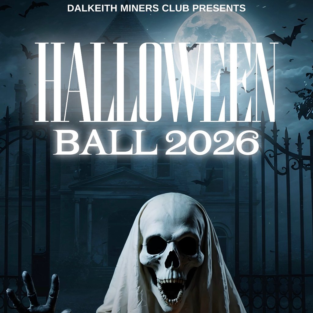 Halloween Ball 2026 at Dalkeith Miners Club, Dalkeith