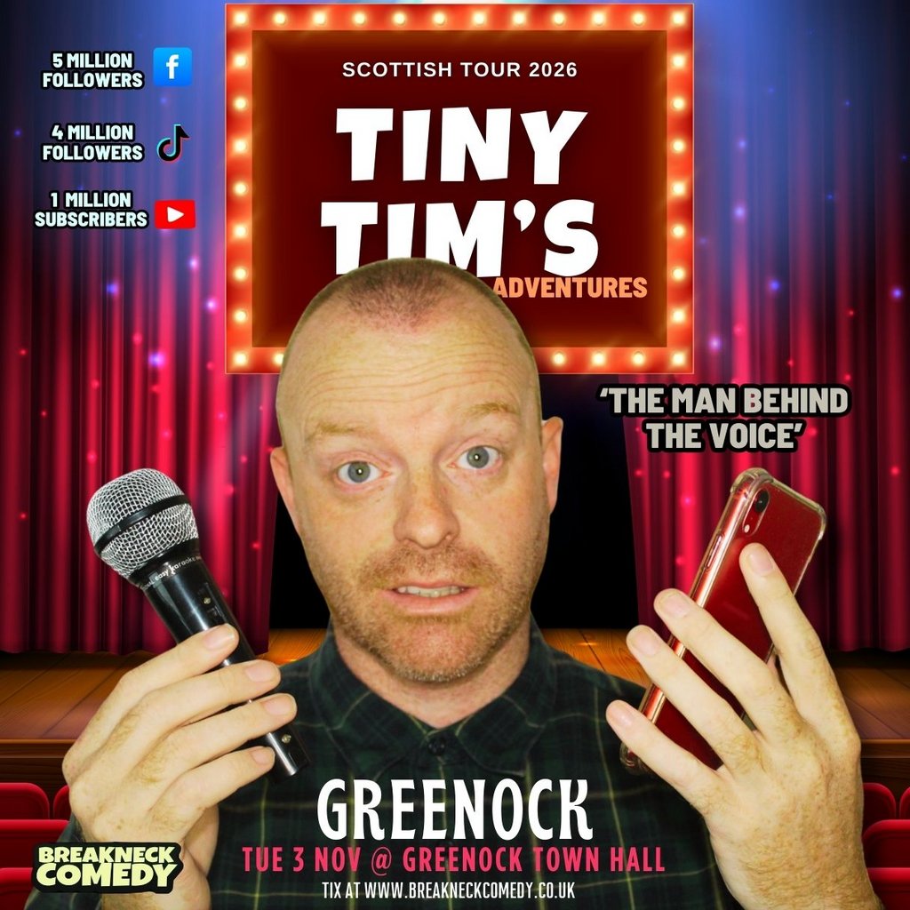 Tiny Tim at Greenock Town Hall, Greenock