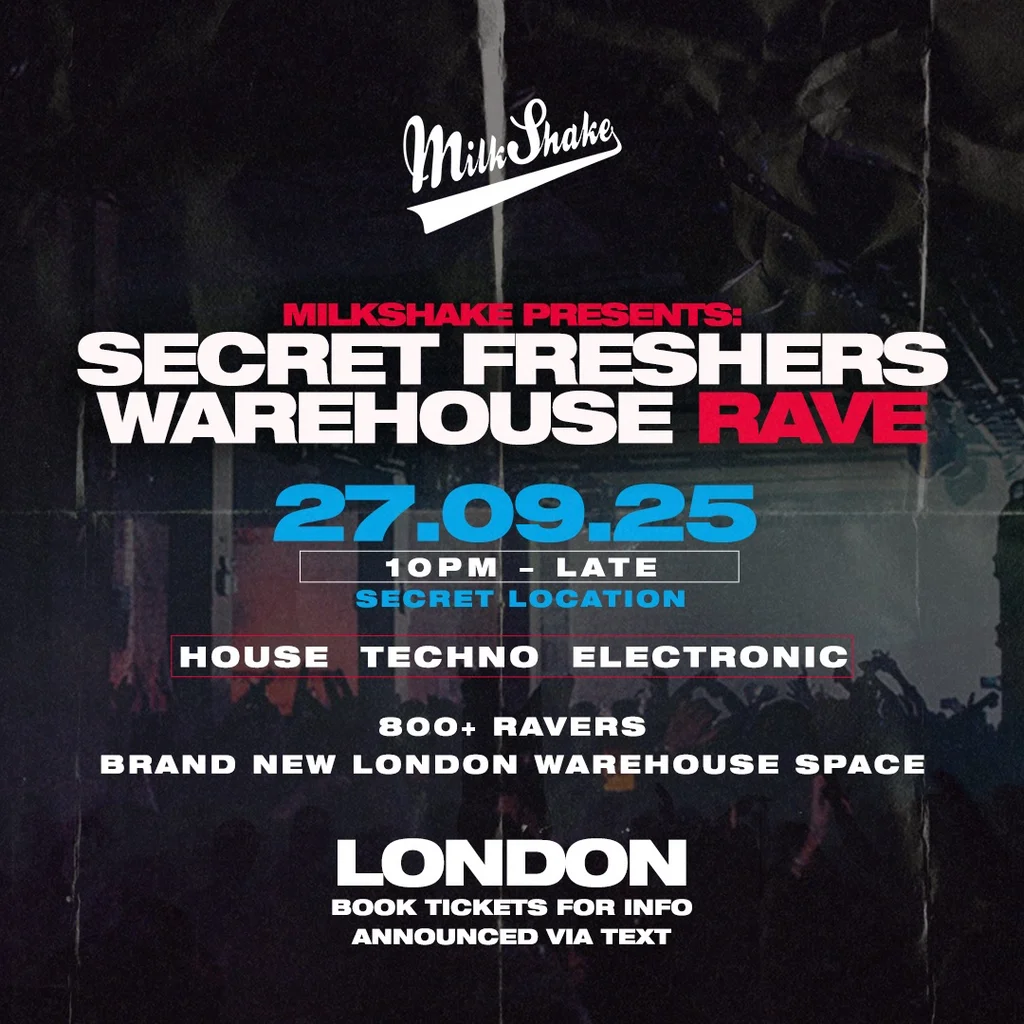The Secret Freshers Warehouse Rave