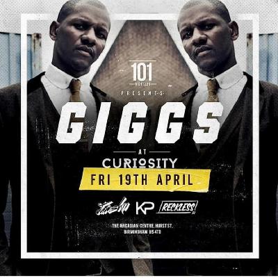 GIGGS live at 101 Nightclub Friday 19th April