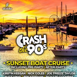 CrashThe90s Sunset Boat Cruise + Afterparty.