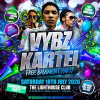 Vybz Kartel - Free Bashment Party - Everyone Free Before 12AM at The Lighthouse Bar And Club