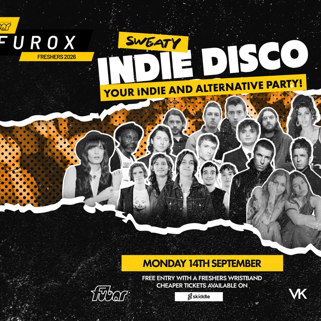 FRESHERS 2026 | Sweaty Indie Disco at Fubar, Stirling