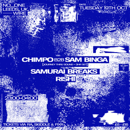 no_one: Chimpo b2b Sam Binga (3hr Set)