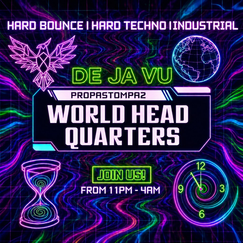 PROPASTOMPAZ - De Ja Vu — gig artwork