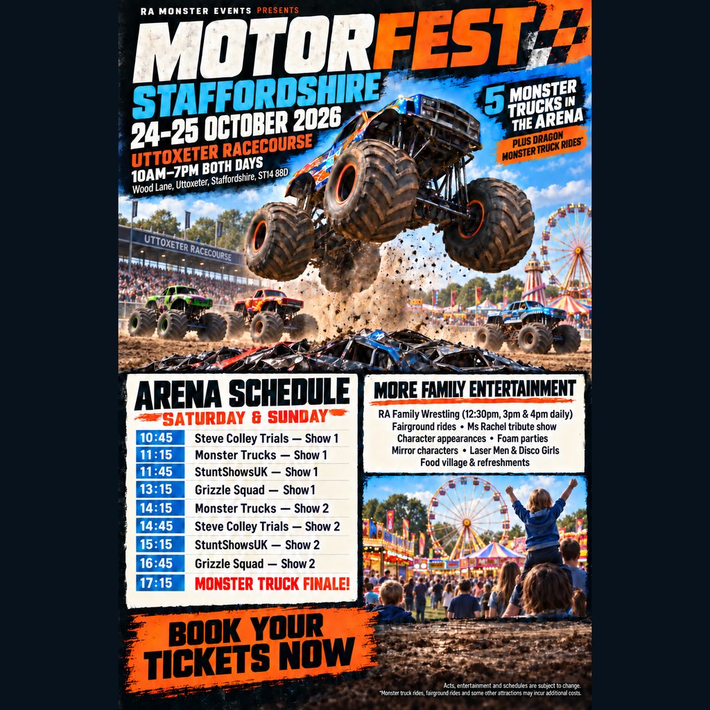 Motorfest Staffordshire at Uttoxeter Racecourse, Uttoxeter