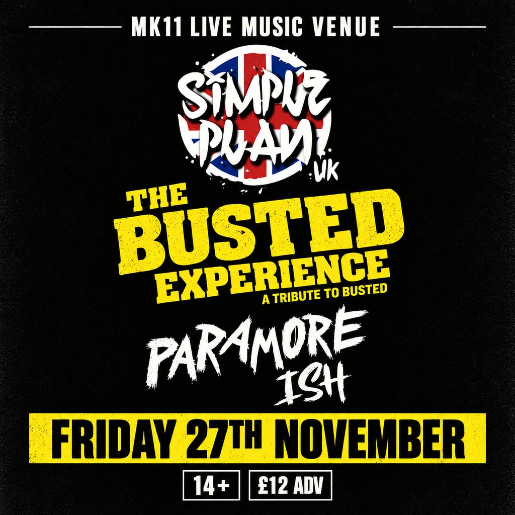 Simple Plan UK, Paramore(ish), The Busted Experience