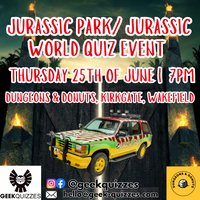 Jurassic Park/ Jurassic World Quiz Event at Dungeons And Donuts
