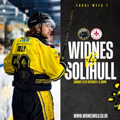 Widnes Wild vs Solihull Barons Ice Hockey - Sun 25th Oct 5:30PM
