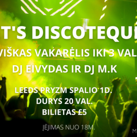 LIETUVI¦KAS VAKARĖLIS LEEDS PRYZM