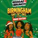 The Reggae Brunch BHAM - Sat 13th December Event Title Pic