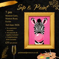 Monton Carlo - Pop Art Zebra at Monton Carlo