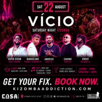 VÍCIO: Saturday Kizomba Classes & Party in London Until 5AM at Casa Ritmo   Elephant And Castle)