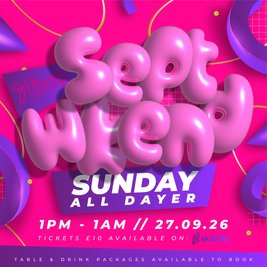 September Weekend All Dayer