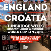 England v Croatia: World Cup Fan Zone | Tunbridge Wells at The Manor House Tunbridge Wells