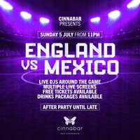 Cinnabar - England VS Mexico at Cinnabar