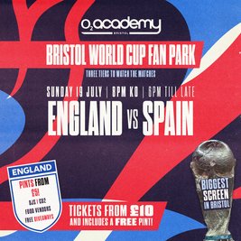 Bristol World Cup Fan Park - England vs Spain!