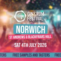 Gin & Rum Festival - Norwich - 2026 at St Andrews Hall Norwich