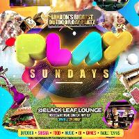 Sunday 28th April Play sundayz outdoor dj shisha games drinks £5 at Black Leaf Lounge