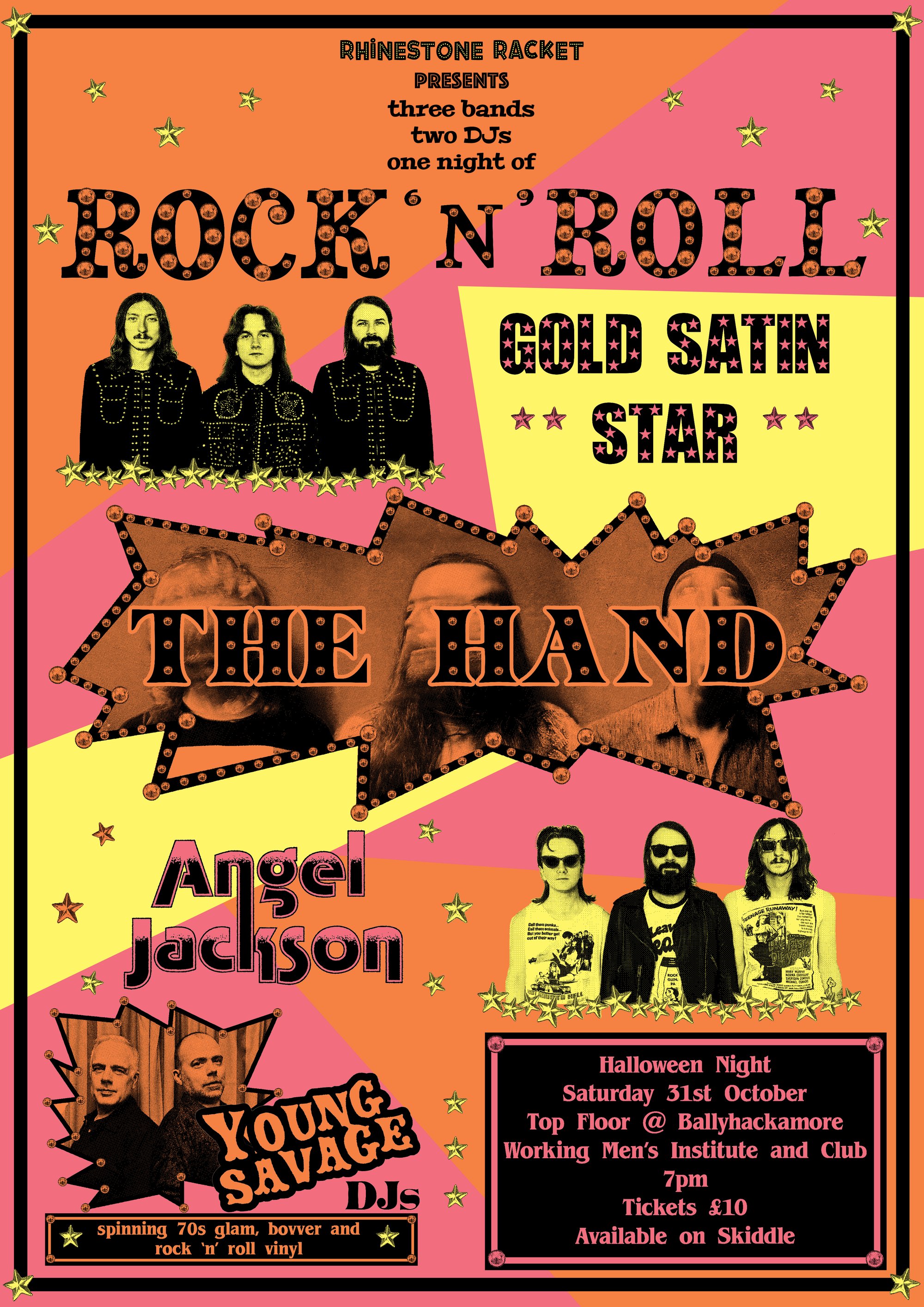 Tickets: One Night of Rock 'n' Roll | Ballyhackamore Working Mens