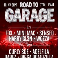 Road to garage at The Ship Mortlake