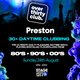 OVER 30's CLUB - Daytime Clubbing - Stage City Preston Event Title Pic